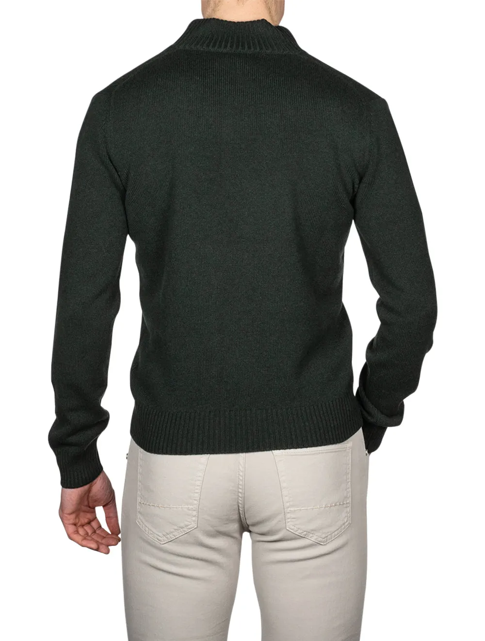 Half-Zip Jumper Green