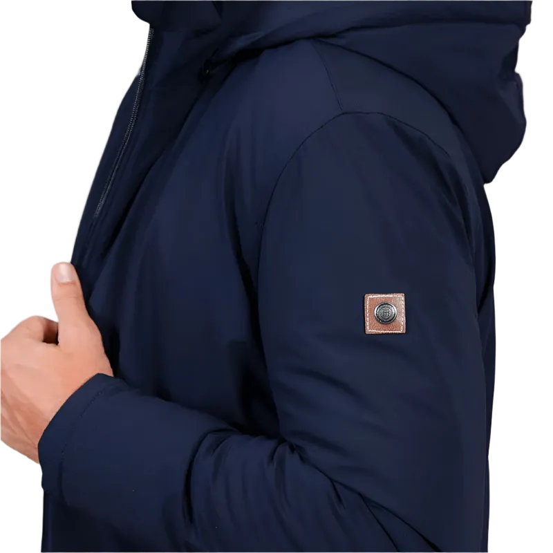Harcour - Parka longue homme Robertol marine