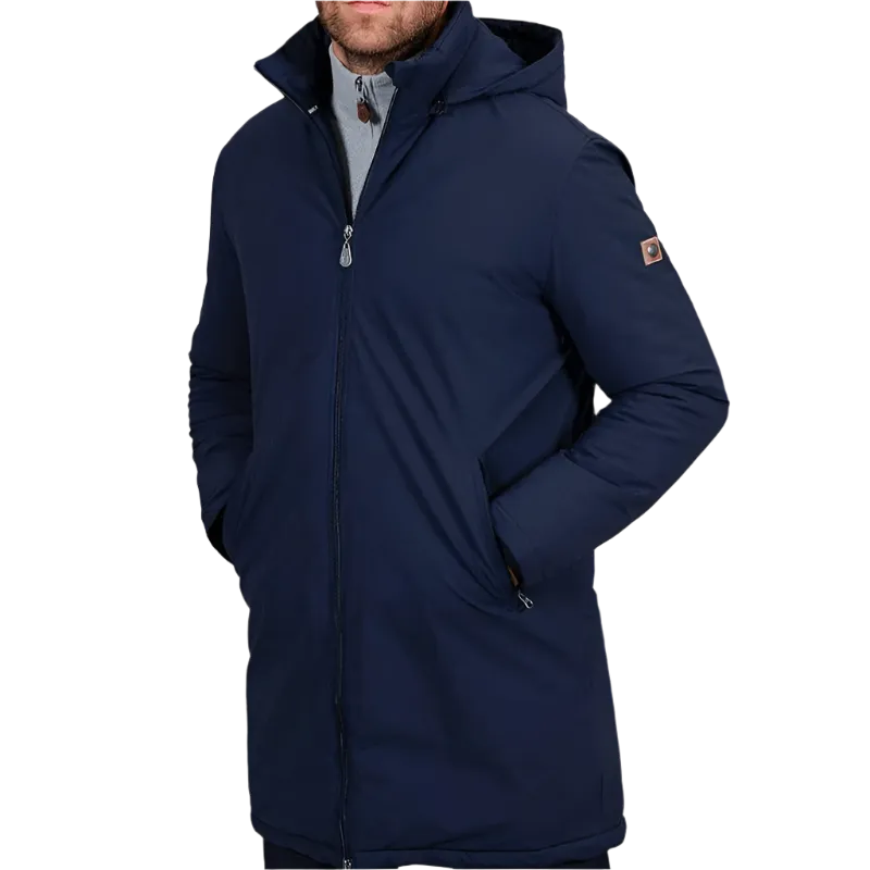 Harcour - Parka longue homme Robertol marine