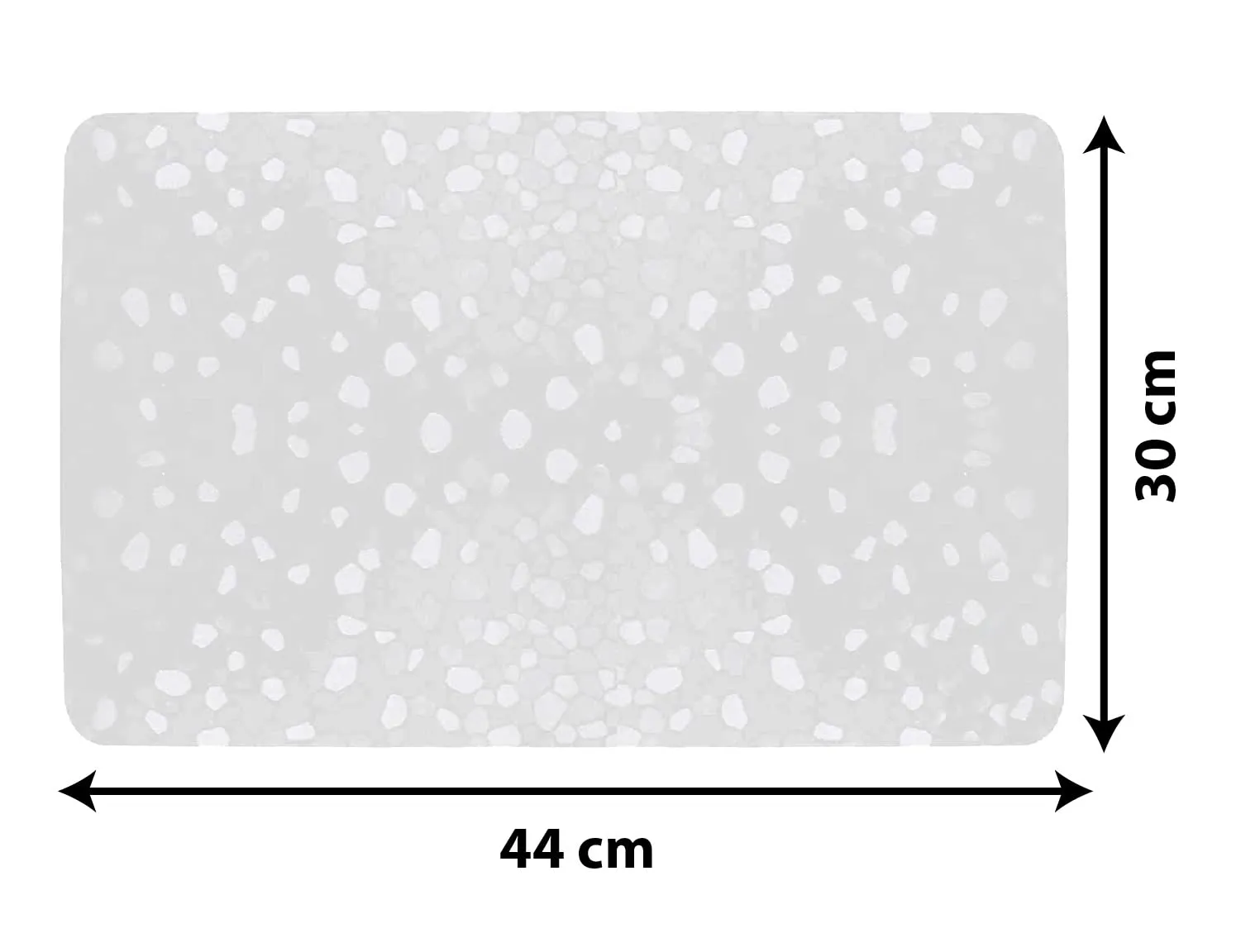 Heart Home Multi Purpose Tranasparent Waterproof,Stain Resistant, Washable Refrigerator/Fridge Drawer Mat, Set of 6 (White)-HS43HEARTH25656
