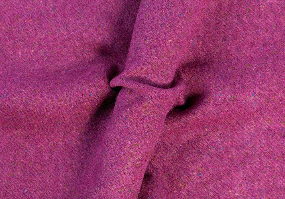 Heavier Weight Sophisticated Fuchsia Wool Tweed (Made in Ireland)