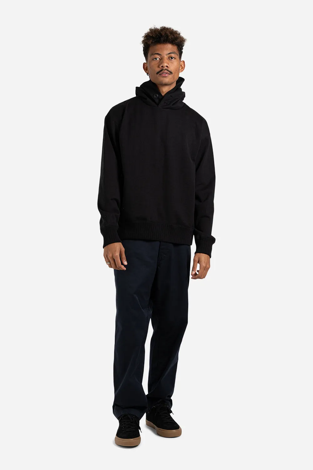 High-Density Pullover Parka - Black