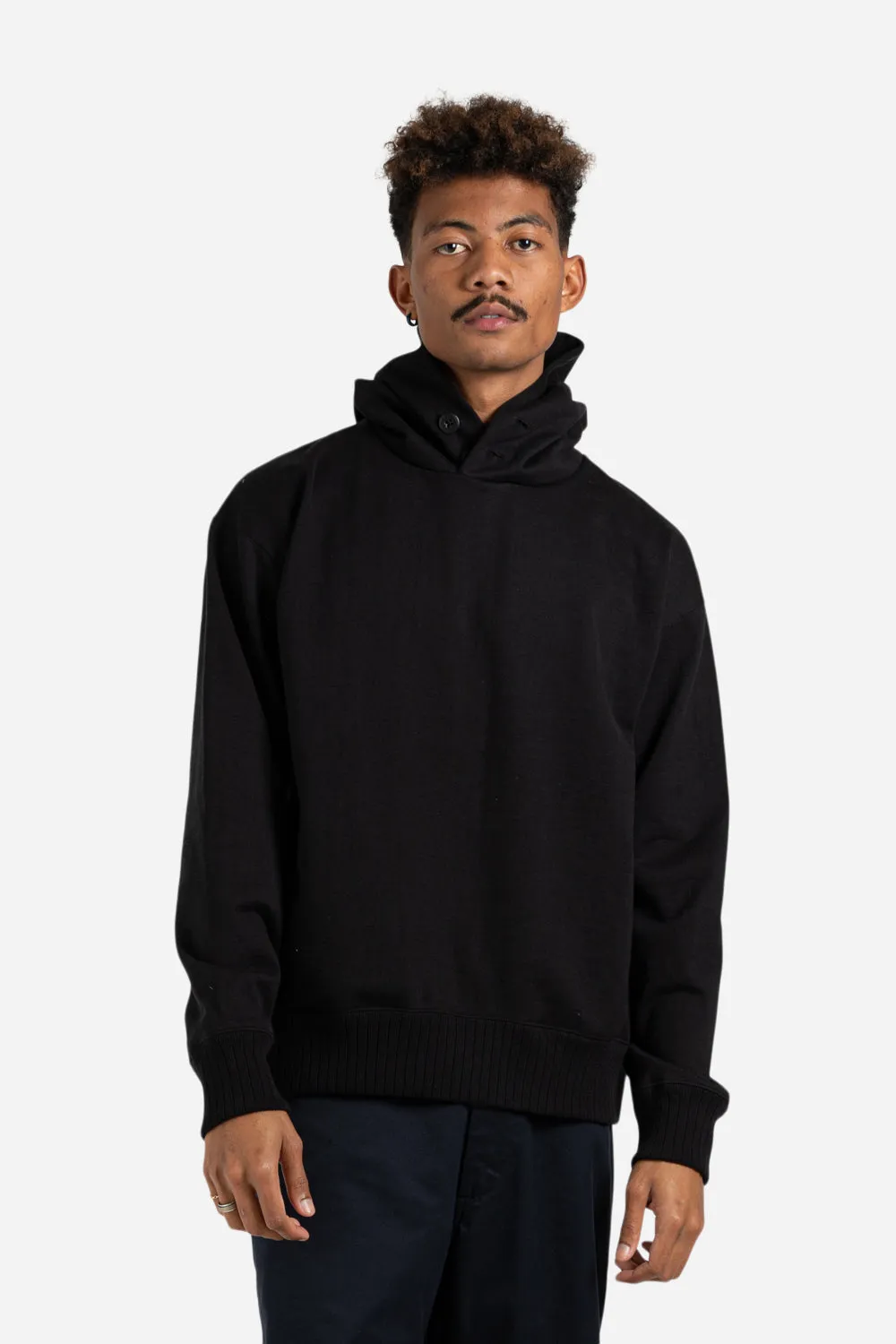 High-Density Pullover Parka - Black