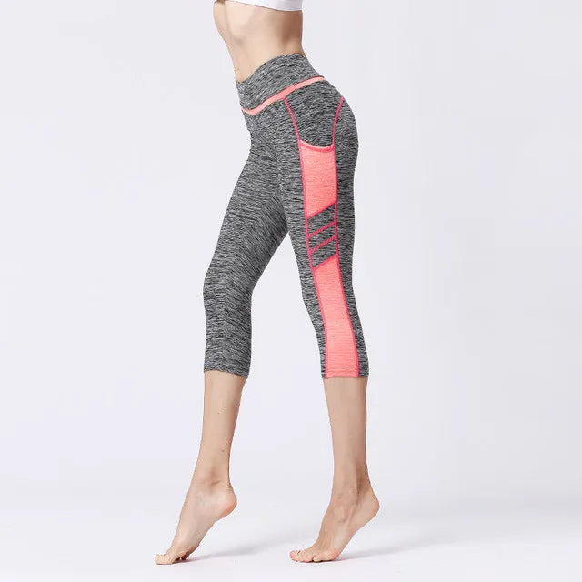 High Waist Elastic Breathable Yoga Pants DE133