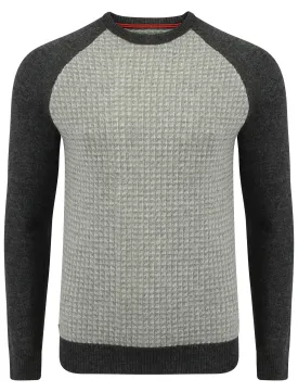 Le Shark Jepson charcoal lambswool jumper