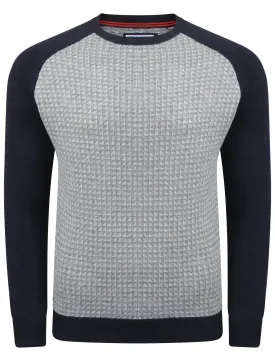 Le Shark Jepson navy blue lambswool jumper