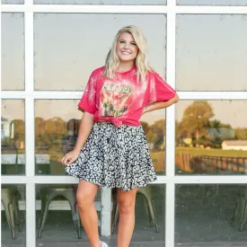 Leopard Mini Skirt