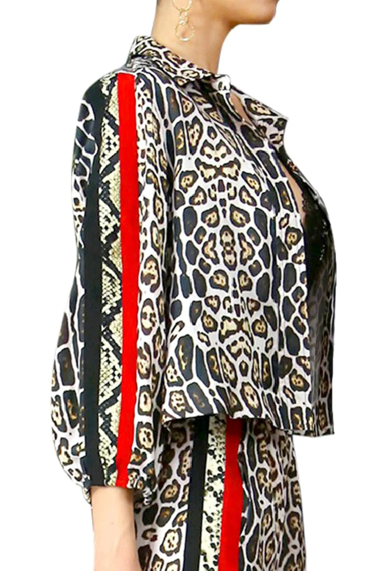 Leopard Print Short Jacket