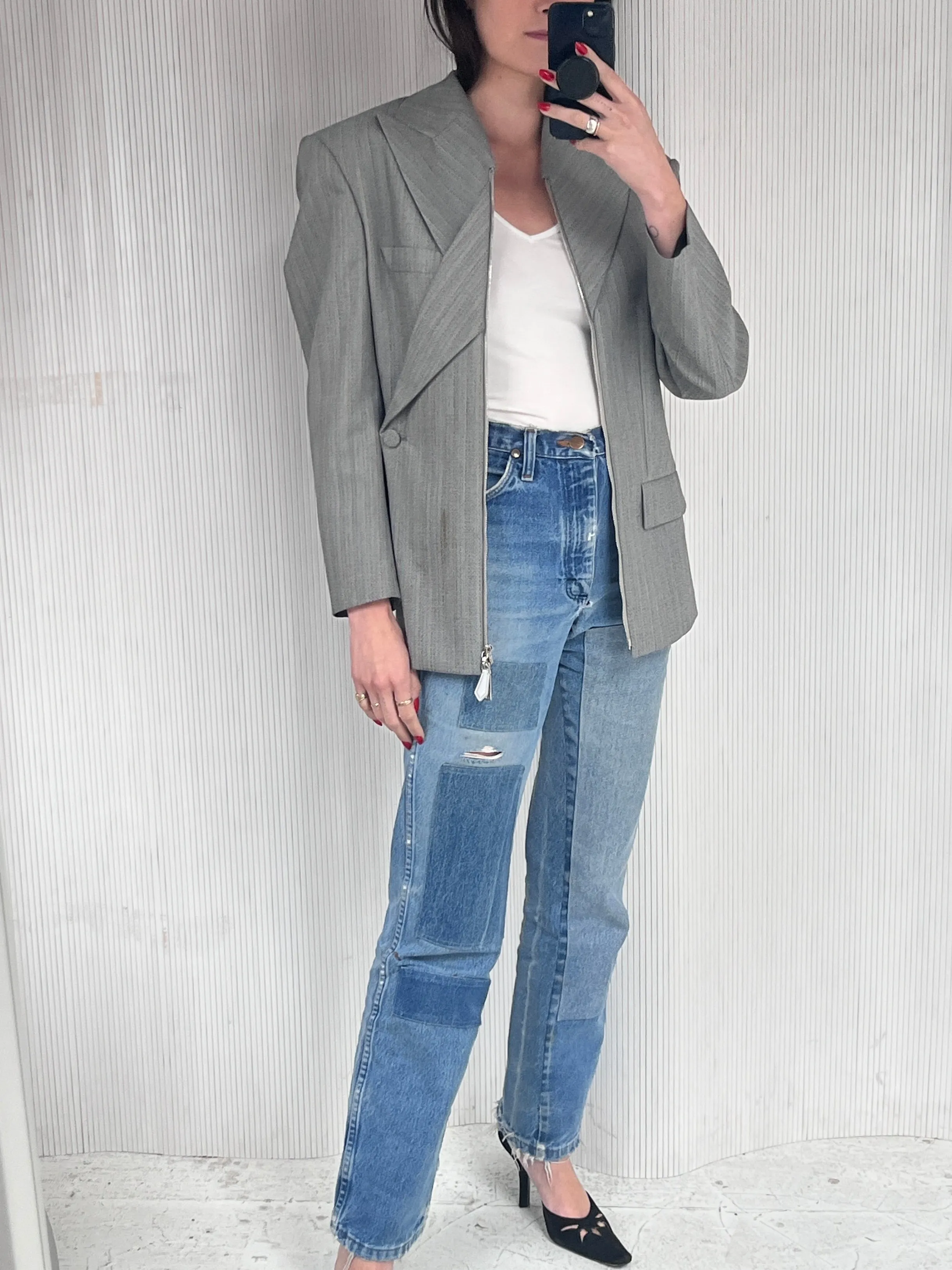 Louis Vuitton zip blazer