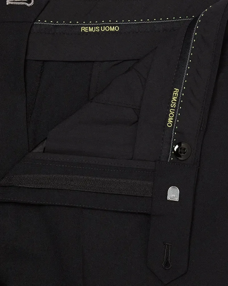 Luca Suit Trousers - Black