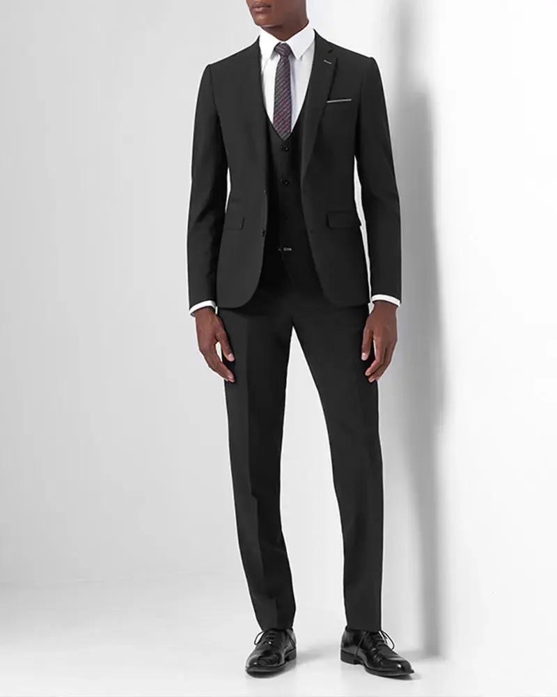 Luca Suit Trousers - Black