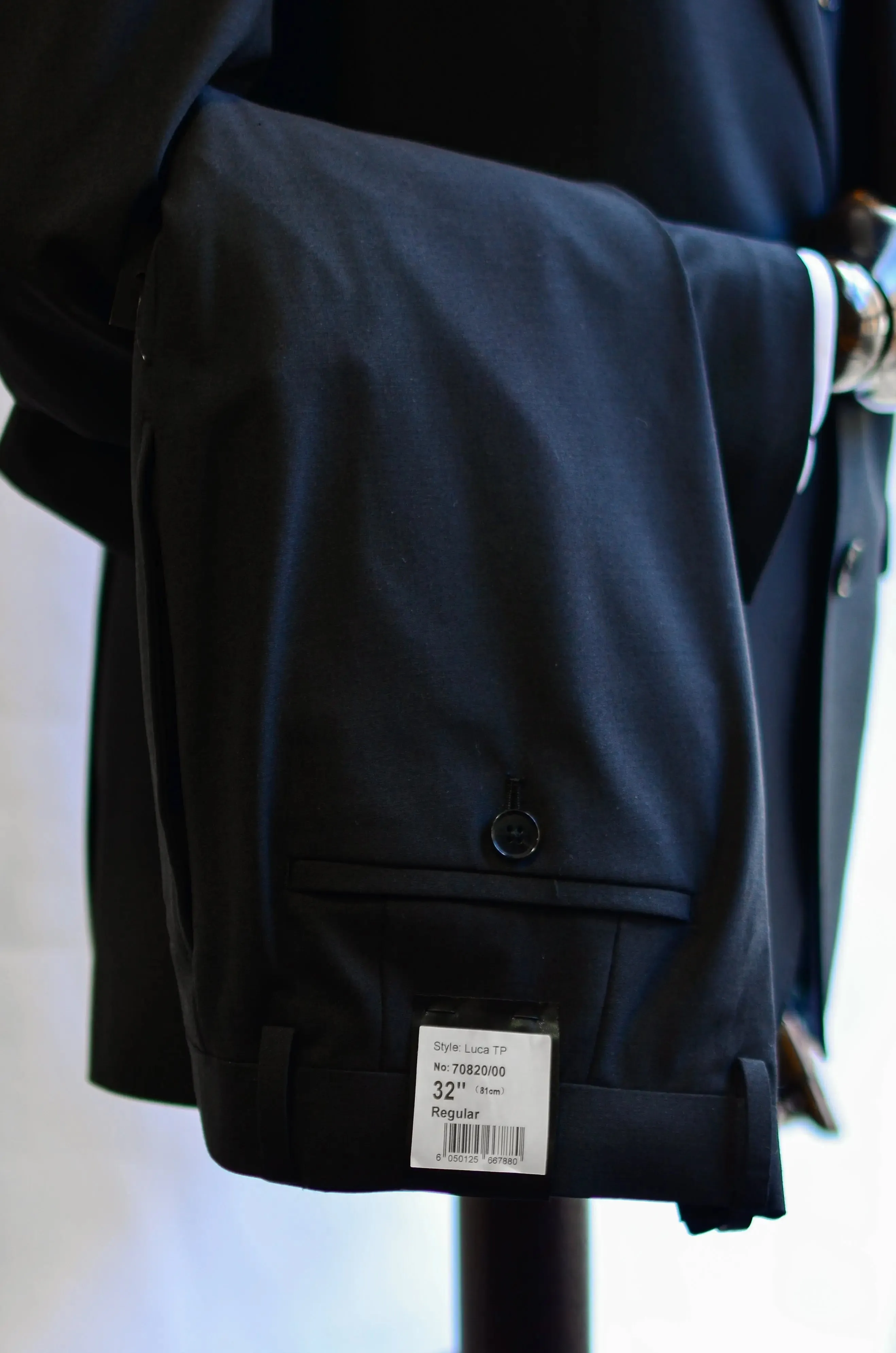 Luca Suit Trousers - Black