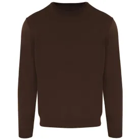 Malo Brown Wool Men's Turtleneck Sweater