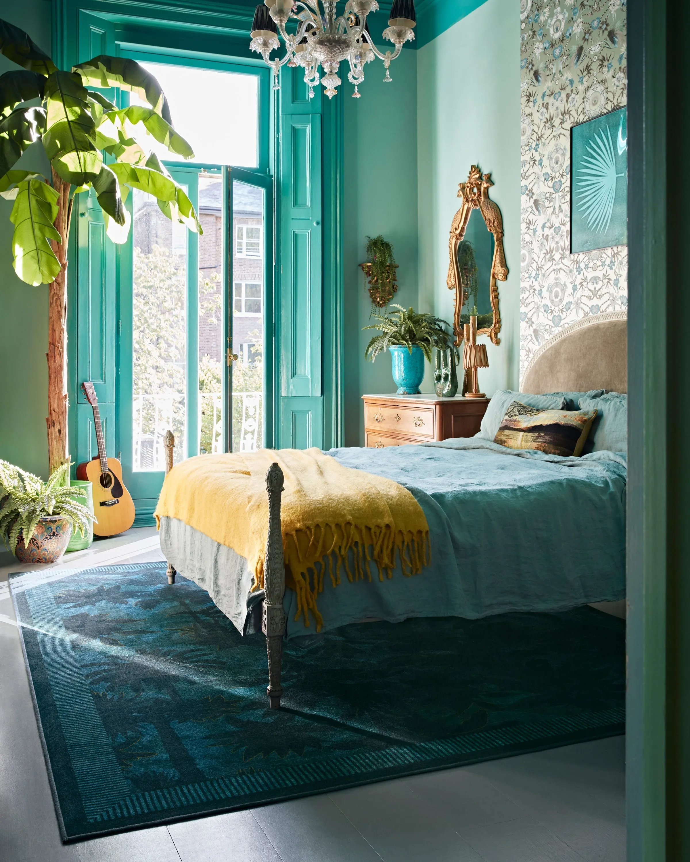 Matthew Williamson Twilight Forest Midnight Tufted Rug