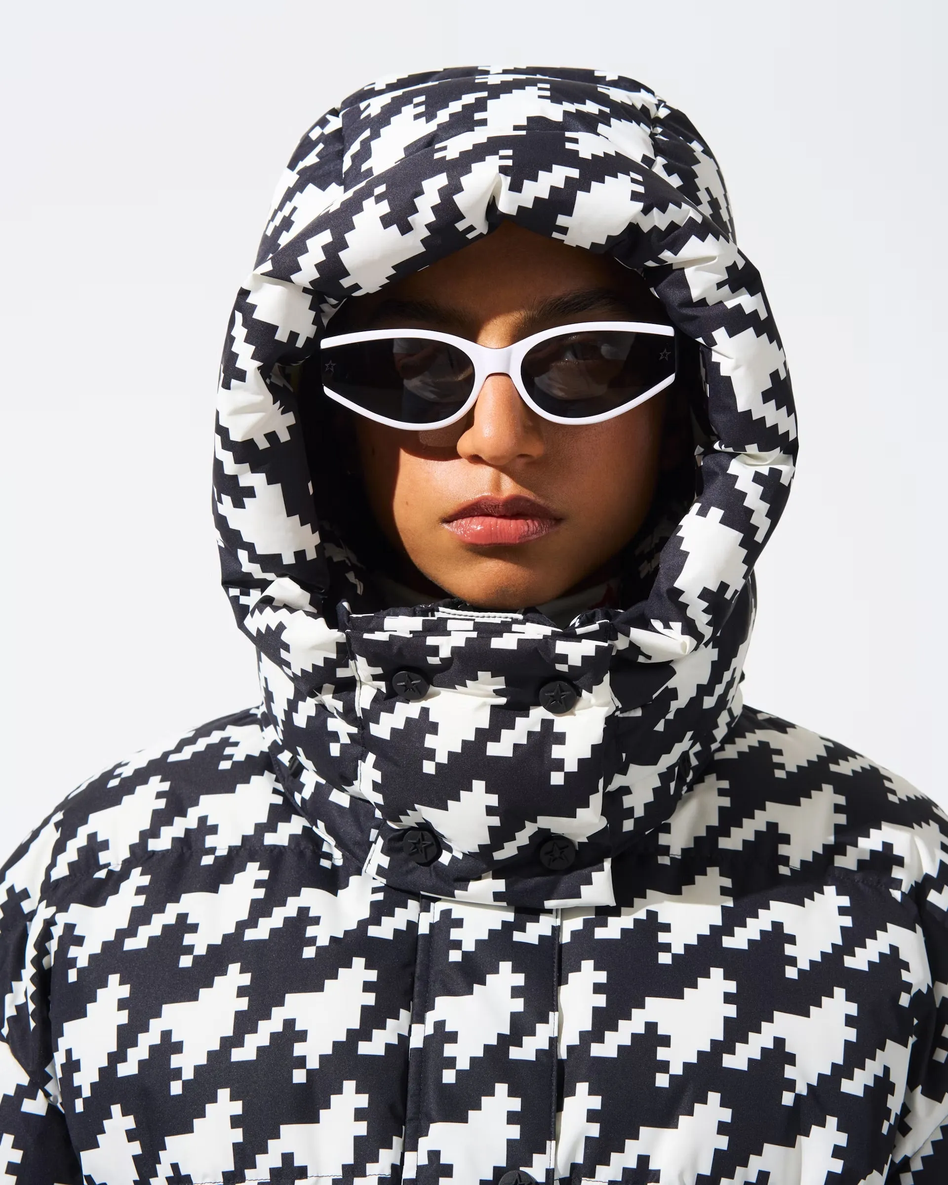 Maya Parka - Black/Snow White
