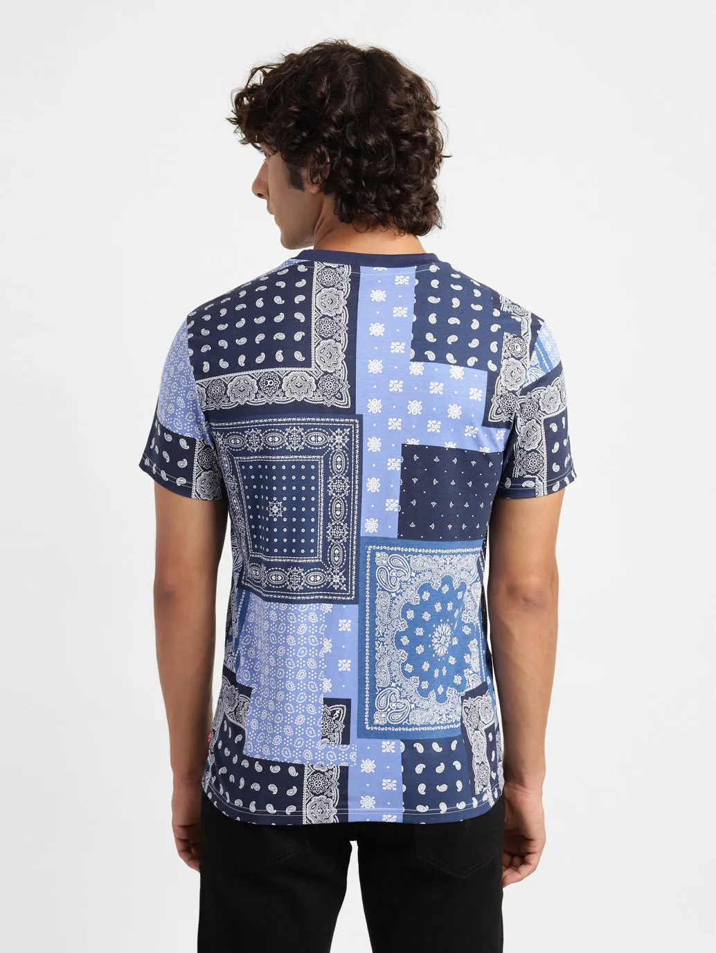 Men's Ethnic Motifs Regular Fit T-shirt
