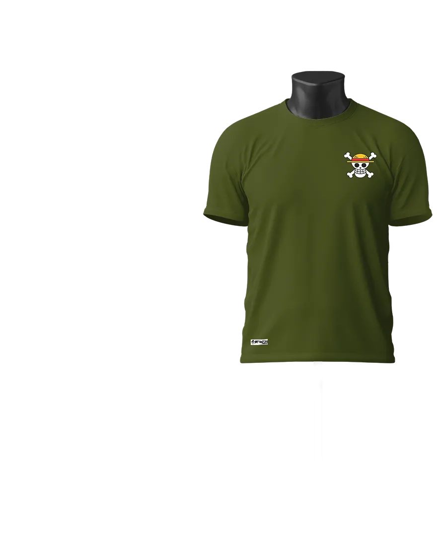 Mens Regular Tshirt Anime One Piece Color