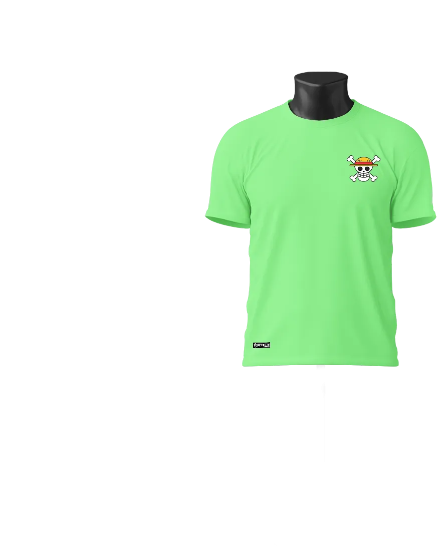 Mens Regular Tshirt Anime One Piece Color