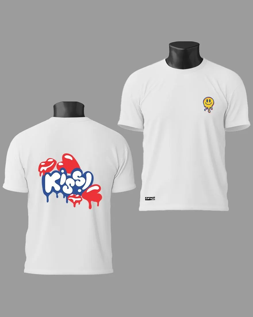 Mens Regular Tshirt Funky Kiss