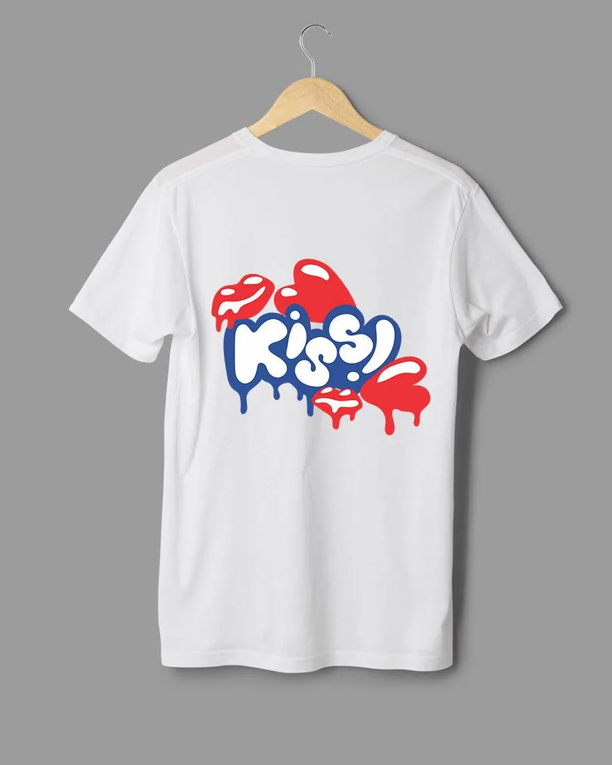 Mens Regular Tshirt Funky Kiss