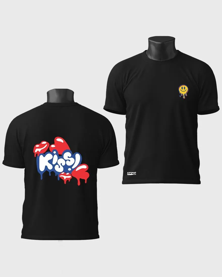Mens Regular Tshirt Funky Kiss