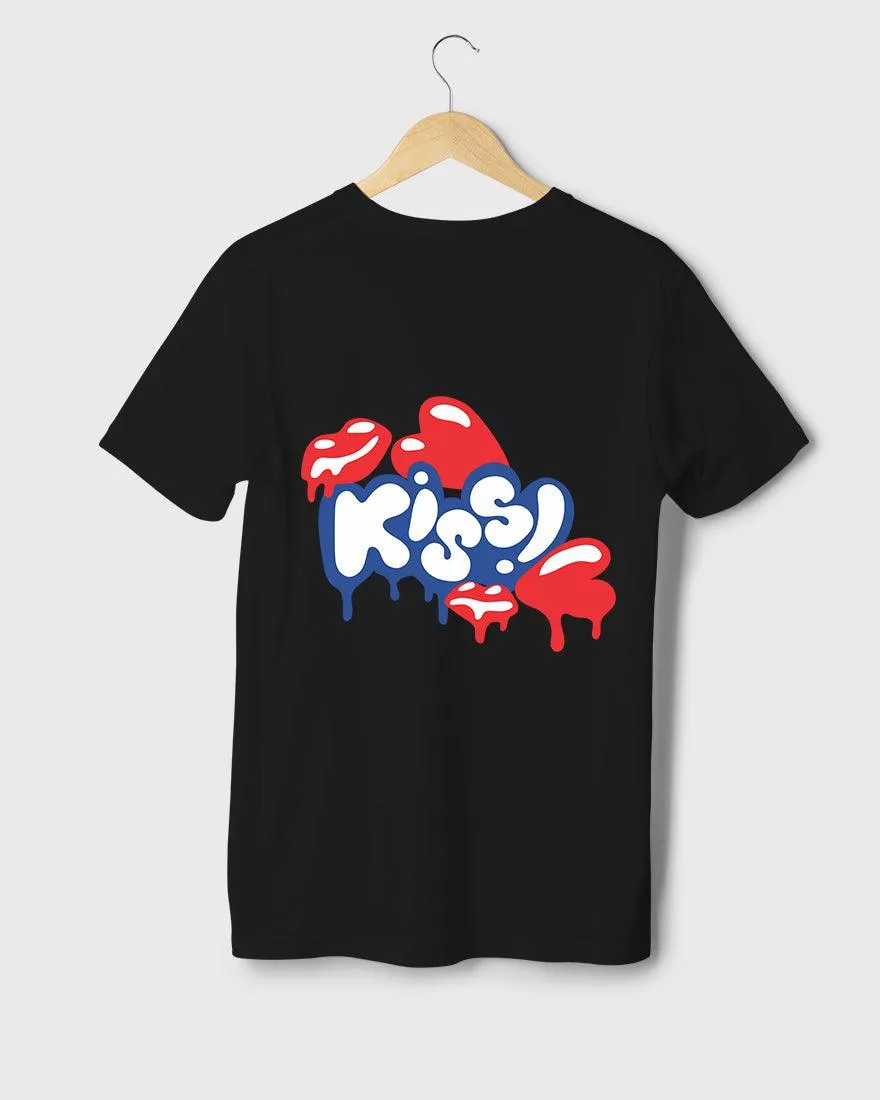 Mens Regular Tshirt Funky Kiss