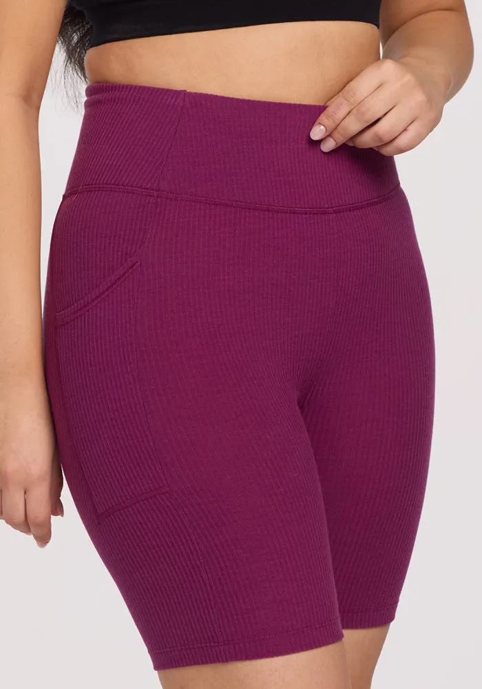 Miley Bike Shorts - Jam Berry