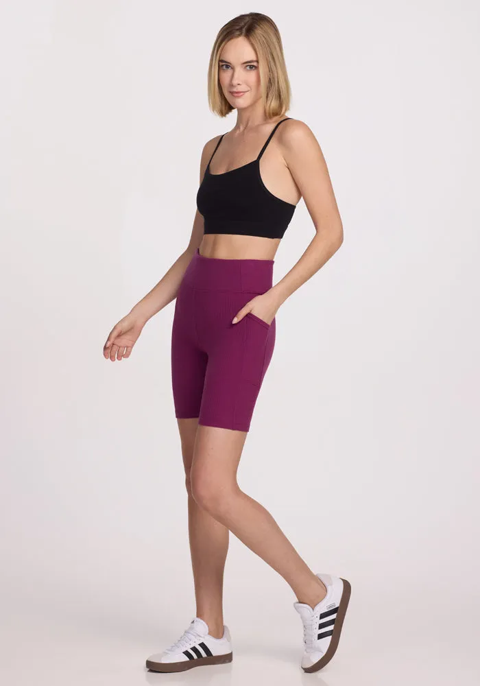 Miley Bike Shorts - Jam Berry