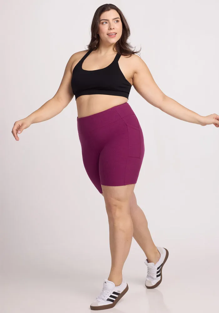 Miley Bike Shorts - Jam Berry
