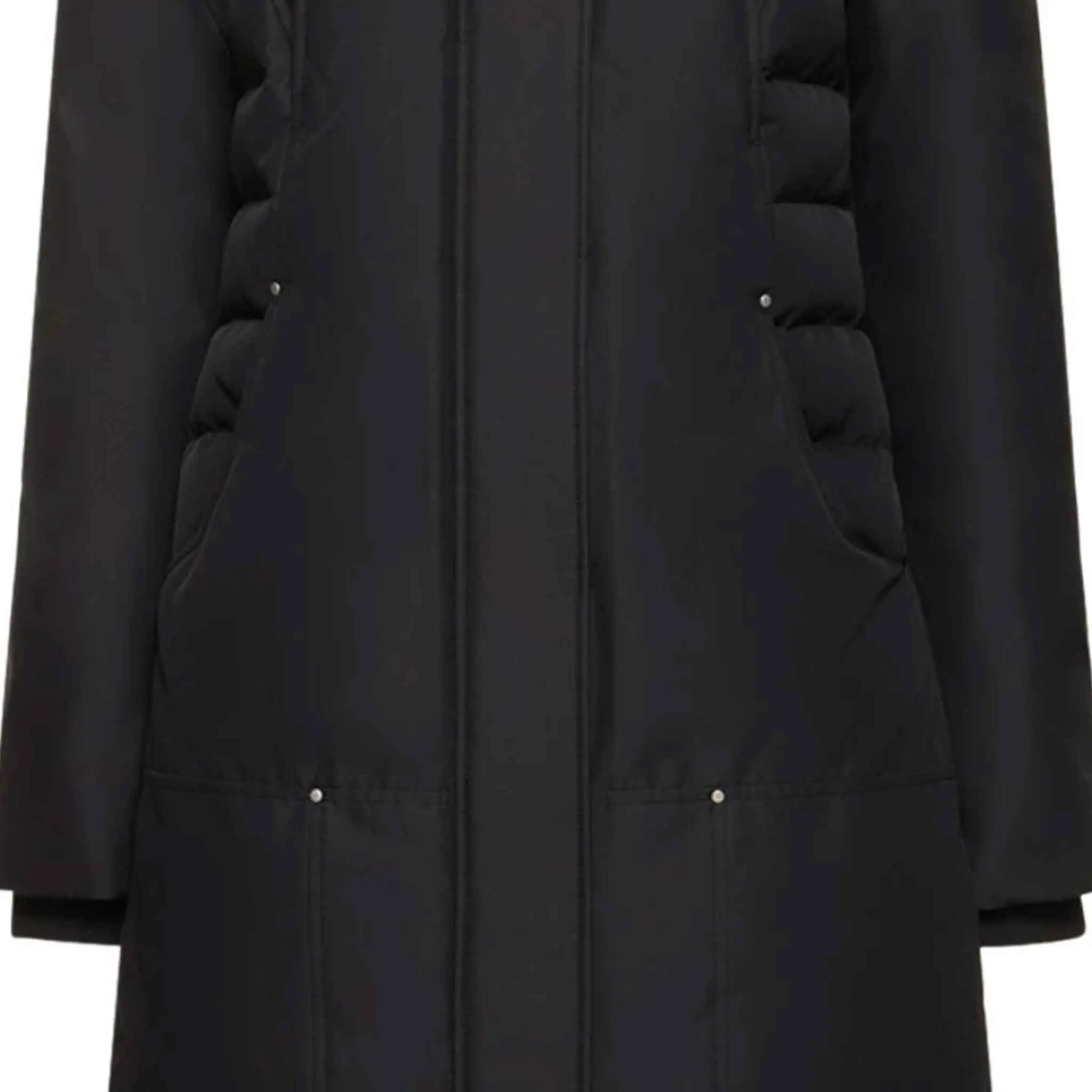 Moose Knuckles Womens Cloud Parka F in Black/ Black Fur