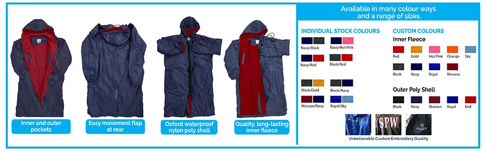 Navy/Hot Pink Parka