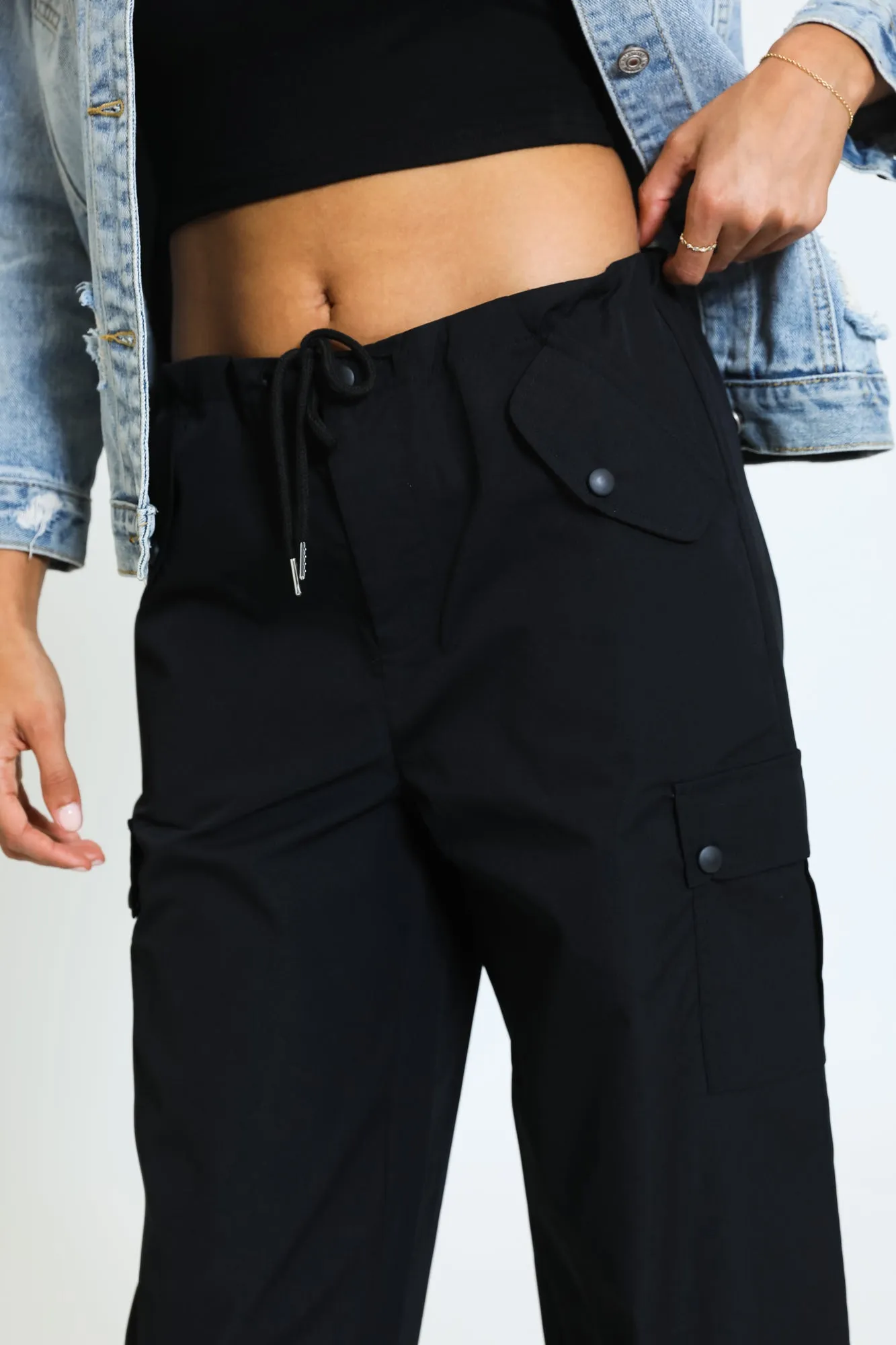 Parachute Cargo Pant - Black