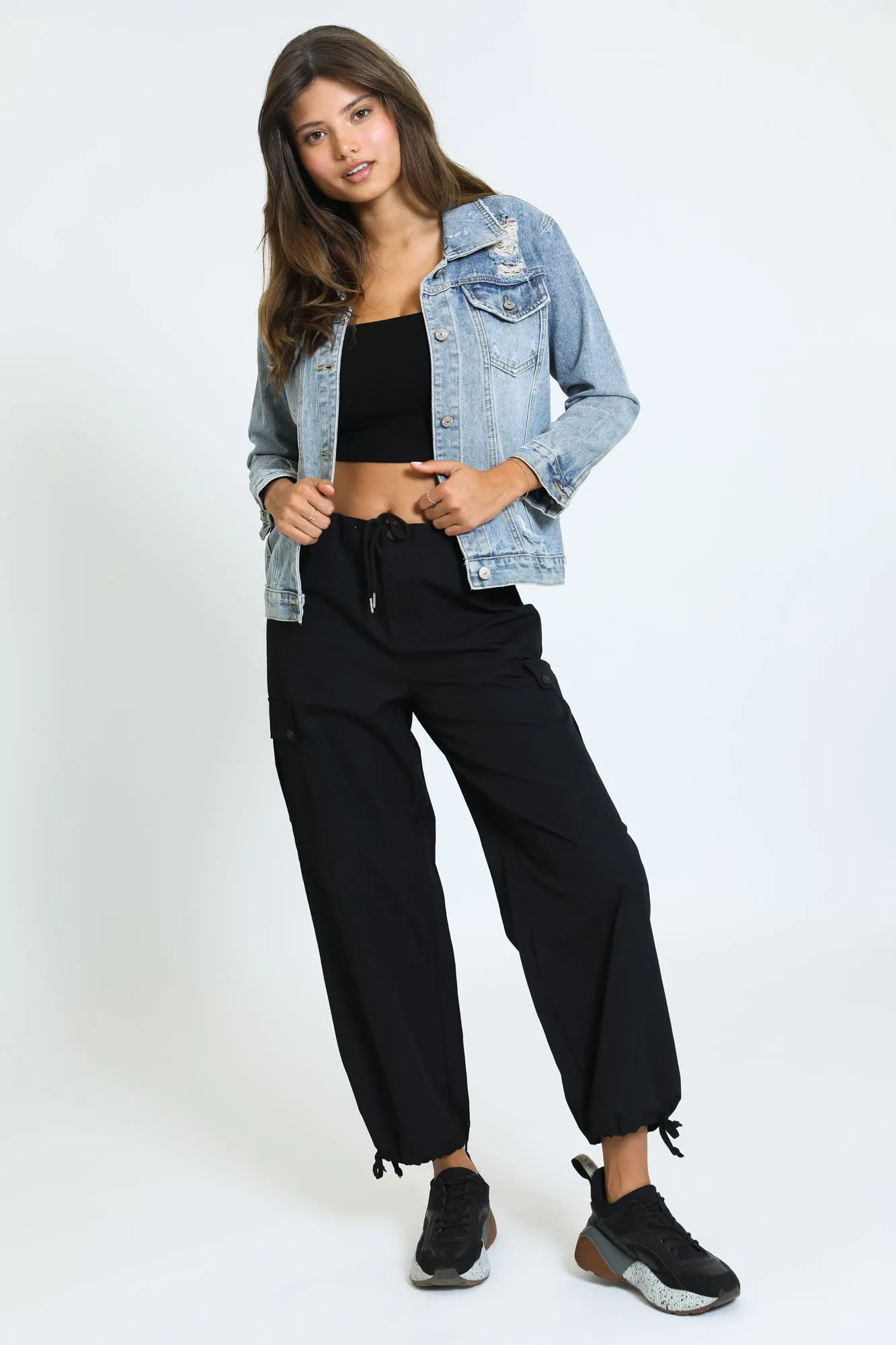 Parachute Cargo Pant - Black
