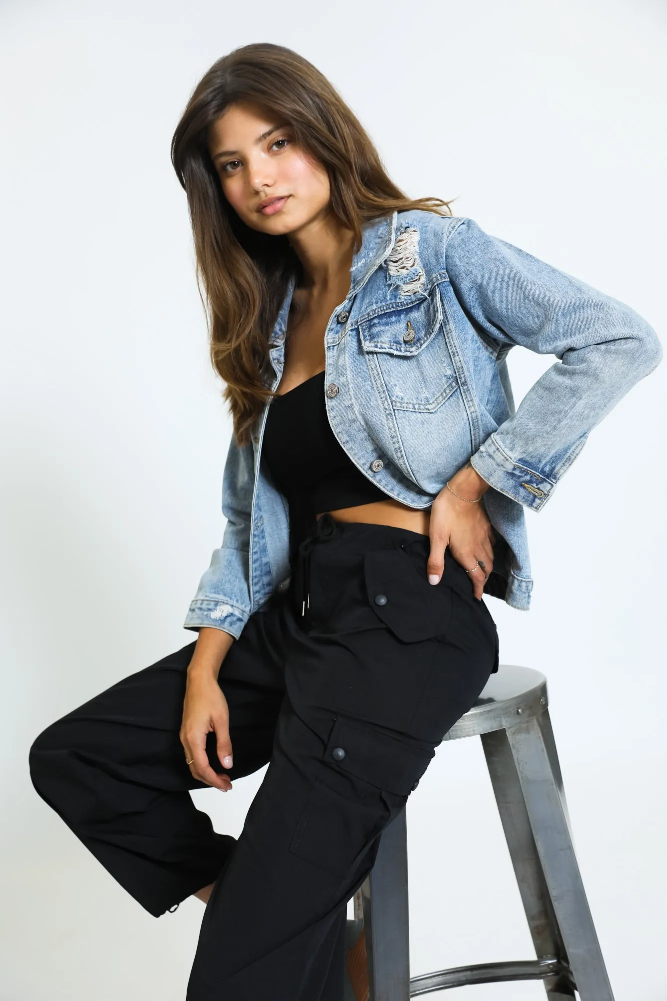 Parachute Cargo Pant - Black