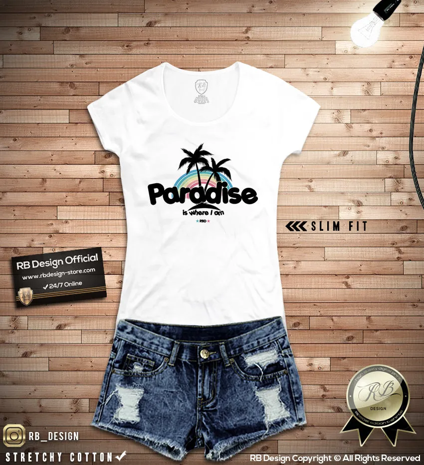 Paradise Cool Trendy Women's Top  WD353