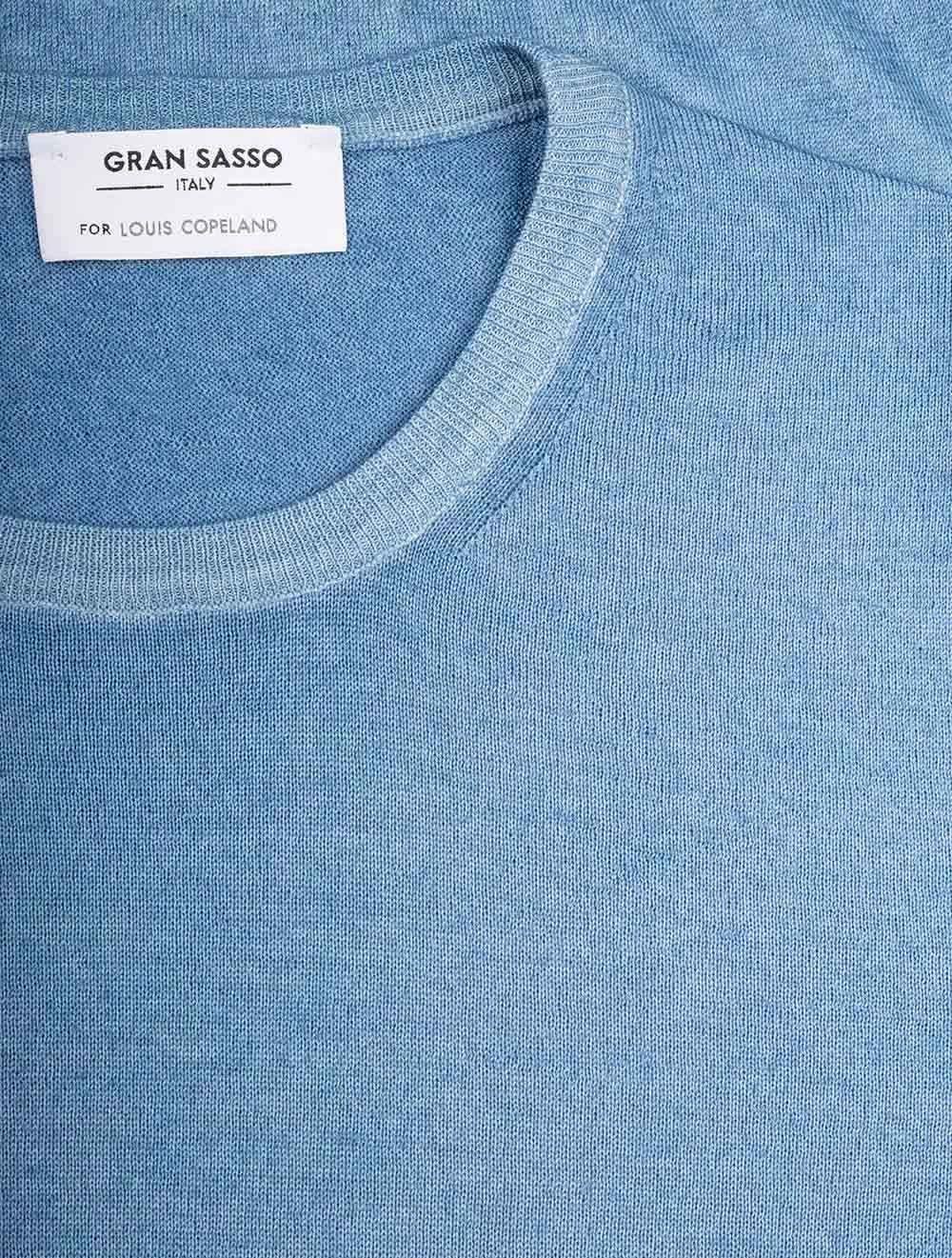 Paricollo Crew Neck Aqua