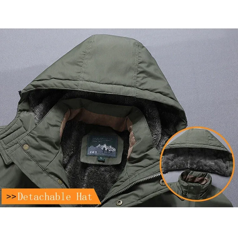 Parka Winterjas Heren - Warme Voering en Beschermende Capuchon voor Outdoor & Casual