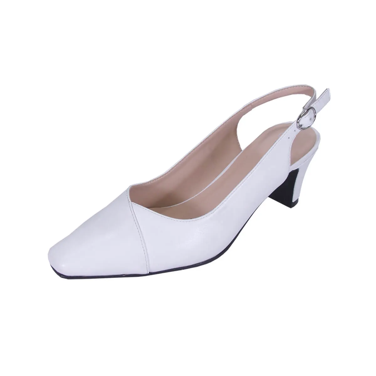 PEERAGE Taryn Women's Wide Width Leather Dress Pumps