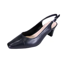 PEERAGE Taryn Women's Wide Width Leather Dress Pumps