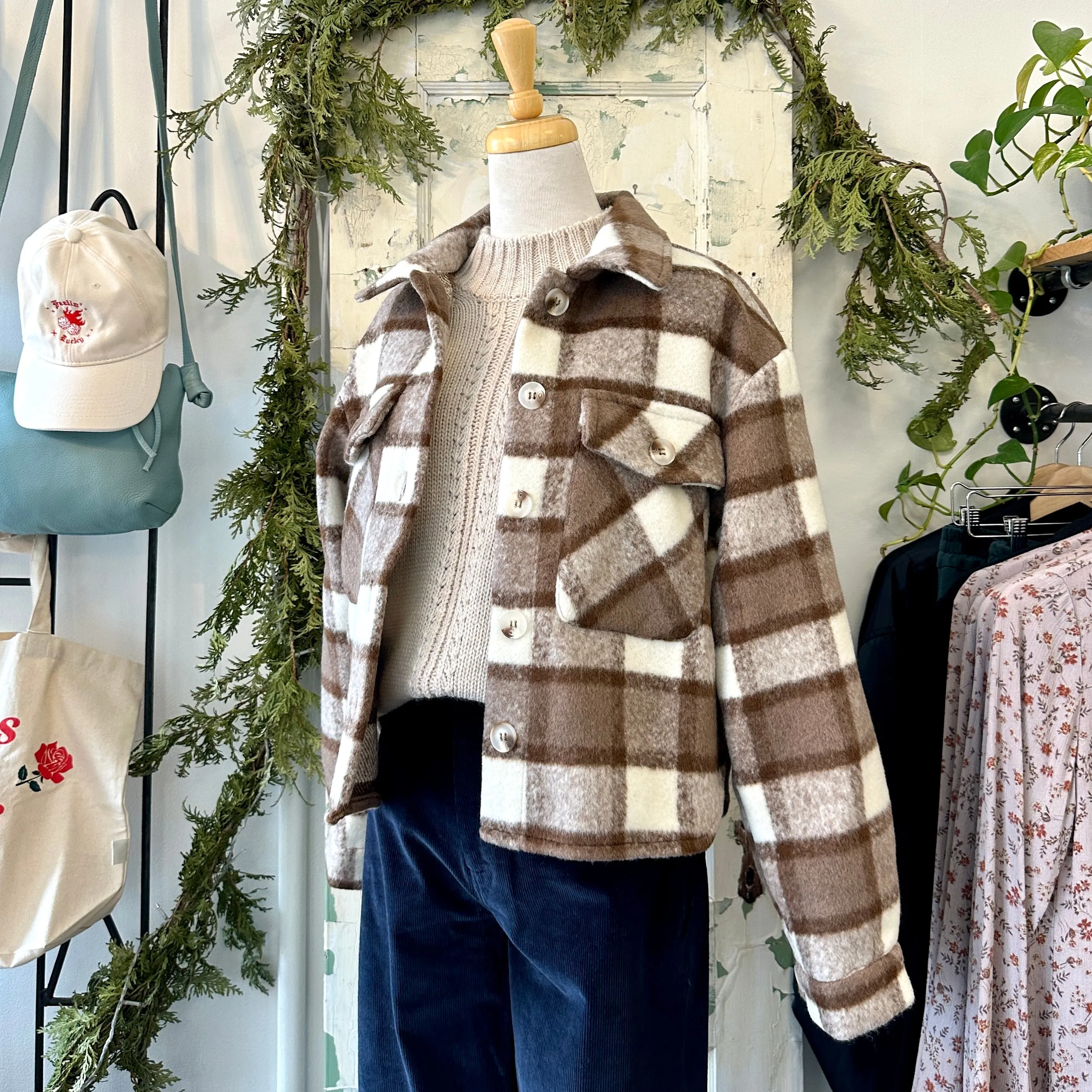 Pink Martini // Delilah Coat Brown