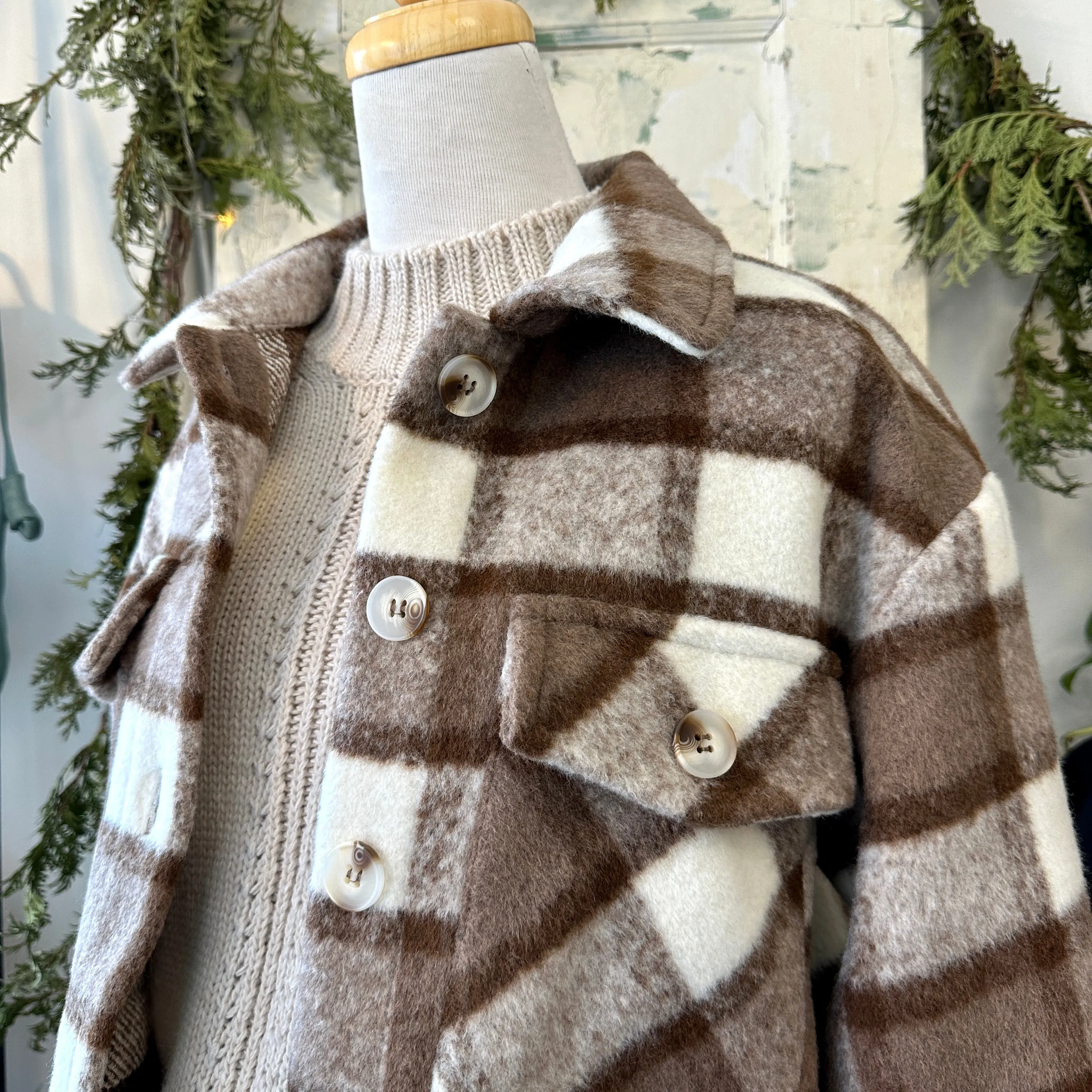 Pink Martini // Delilah Coat Brown