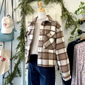 Pink Martini // Delilah Coat Brown