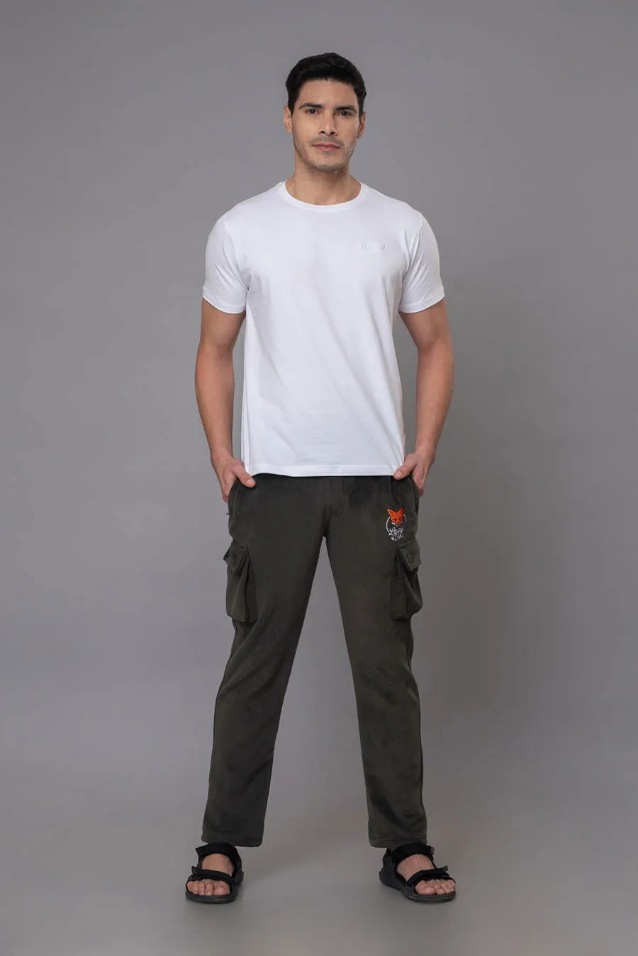 PREMIUM CORDUROY STRAIGHTFIT -DARK GREEN