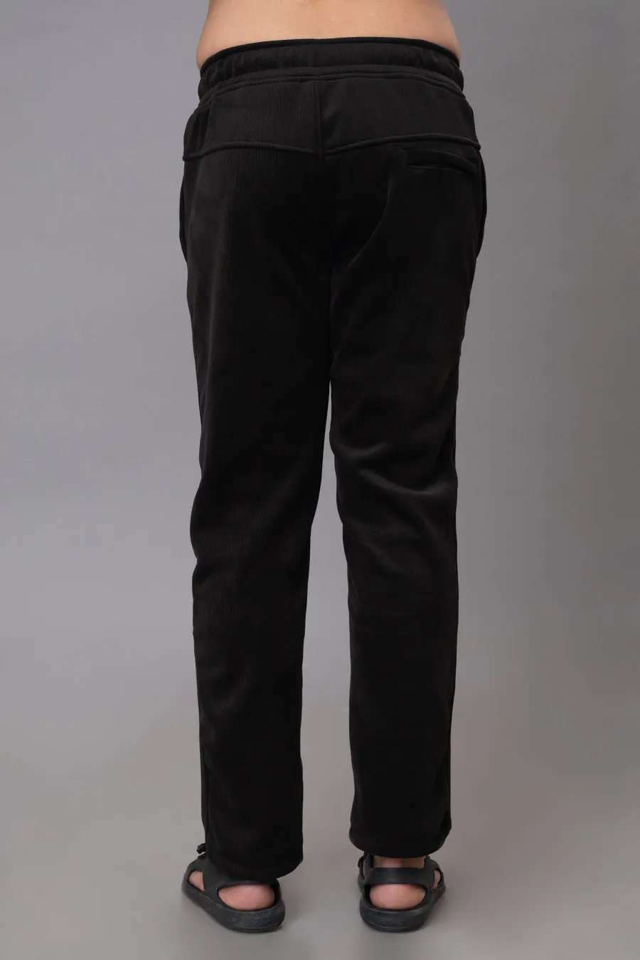 PREMIUM CORDUROY STRAIGHTFIT LOWER -BLACK