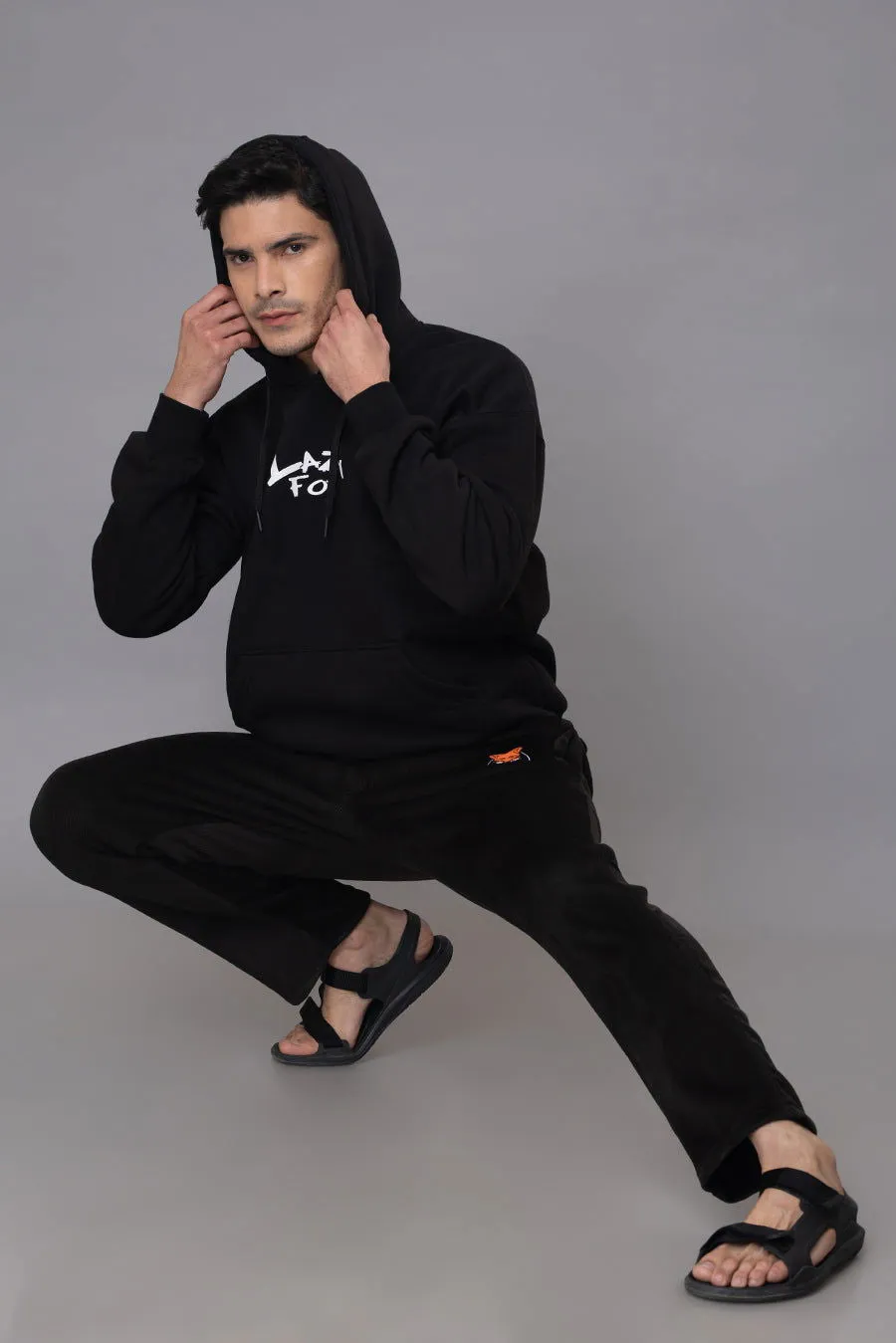 PREMIUM CORDUROY STRAIGHTFIT LOWER -BLACK