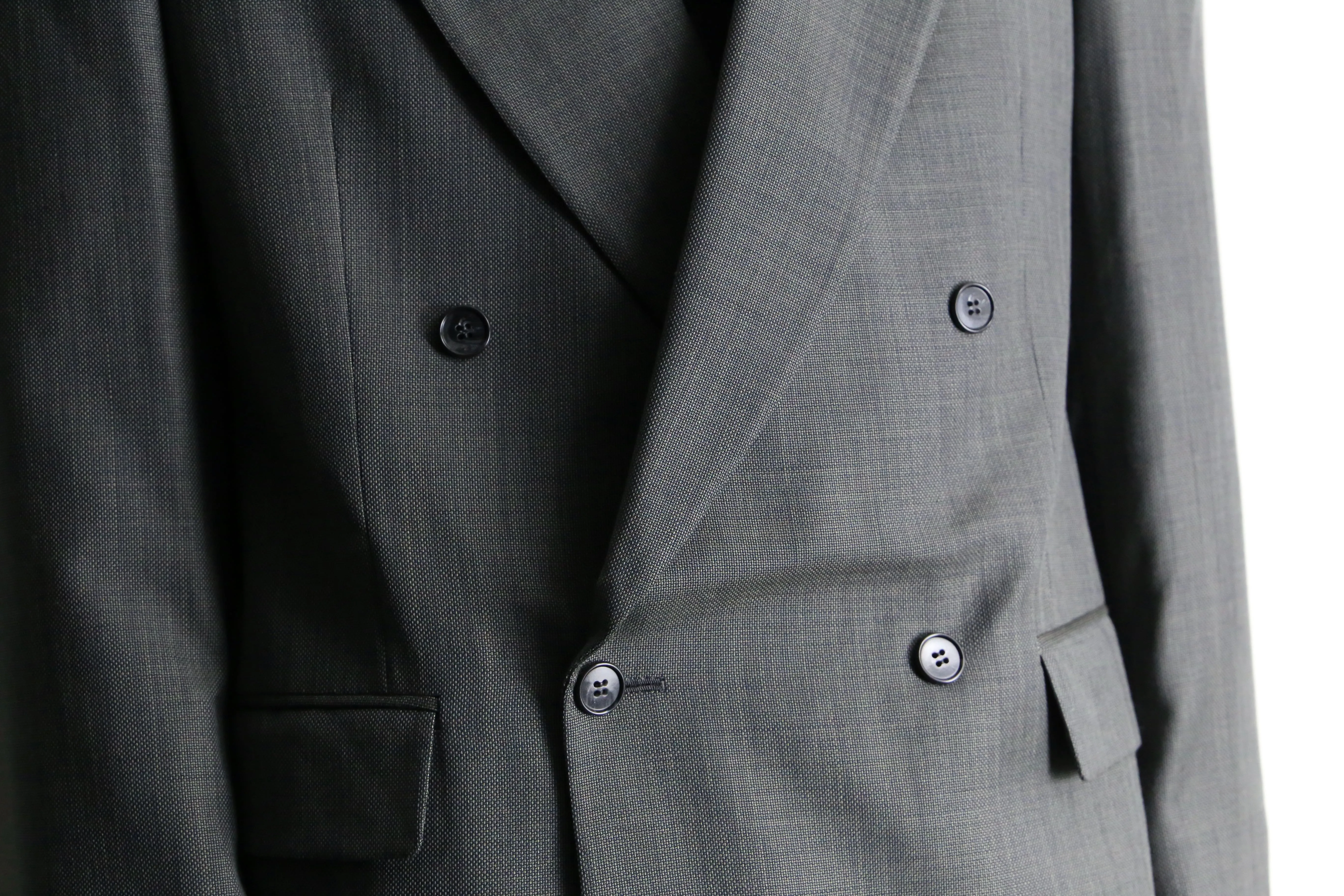 "HARRY ROSEN" high twist double tailored jacket