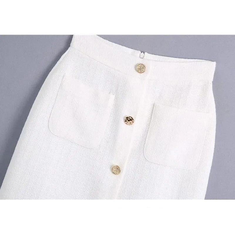 Rain On Me Midi Skirt