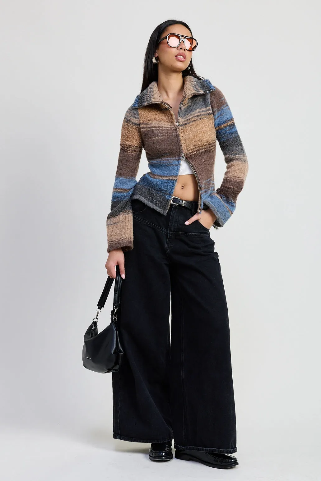 Reagan Zip Up Sweater