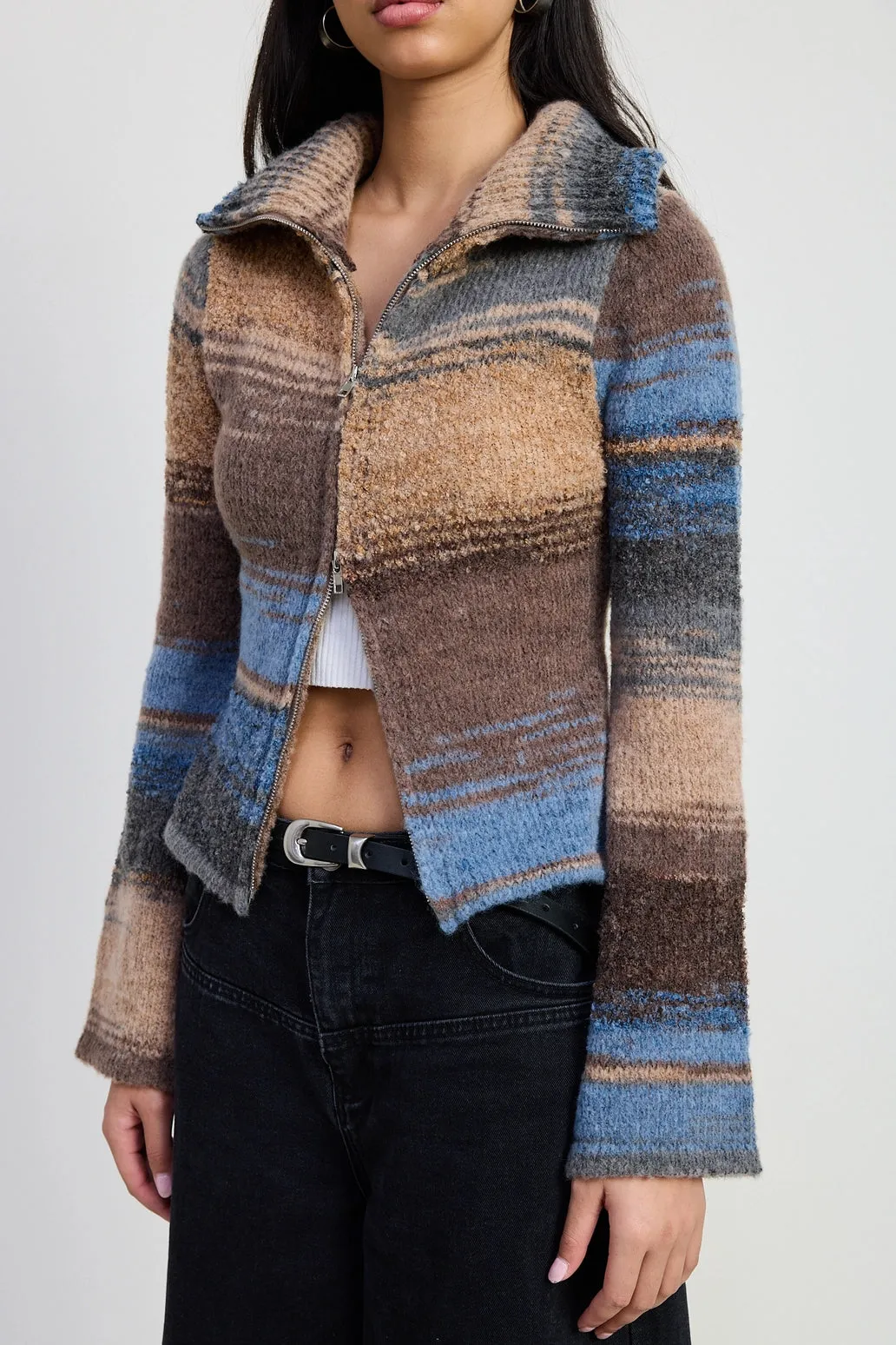 Reagan Zip Up Sweater