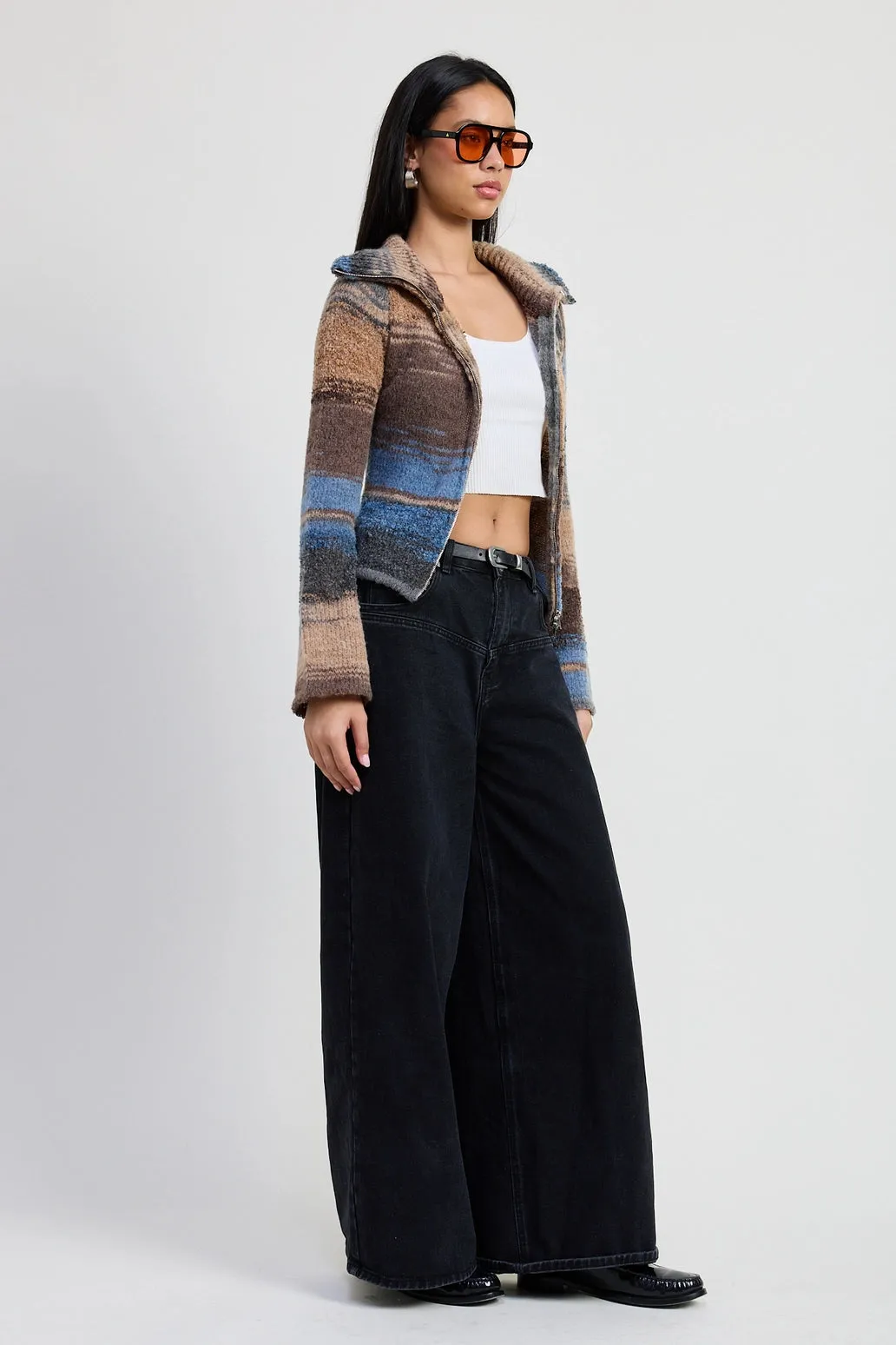 Reagan Zip Up Sweater